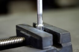 Priprava varjenja spoja klimatske cevi