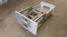 Varjenje CNC izdelanega aluminijastega orodja